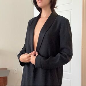 aritzia black babaton blazer